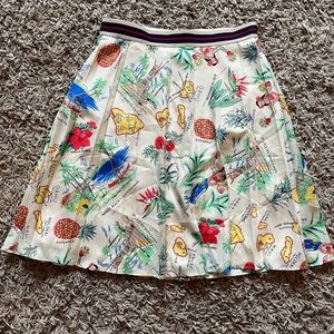 Womens J.crew pleated skirt